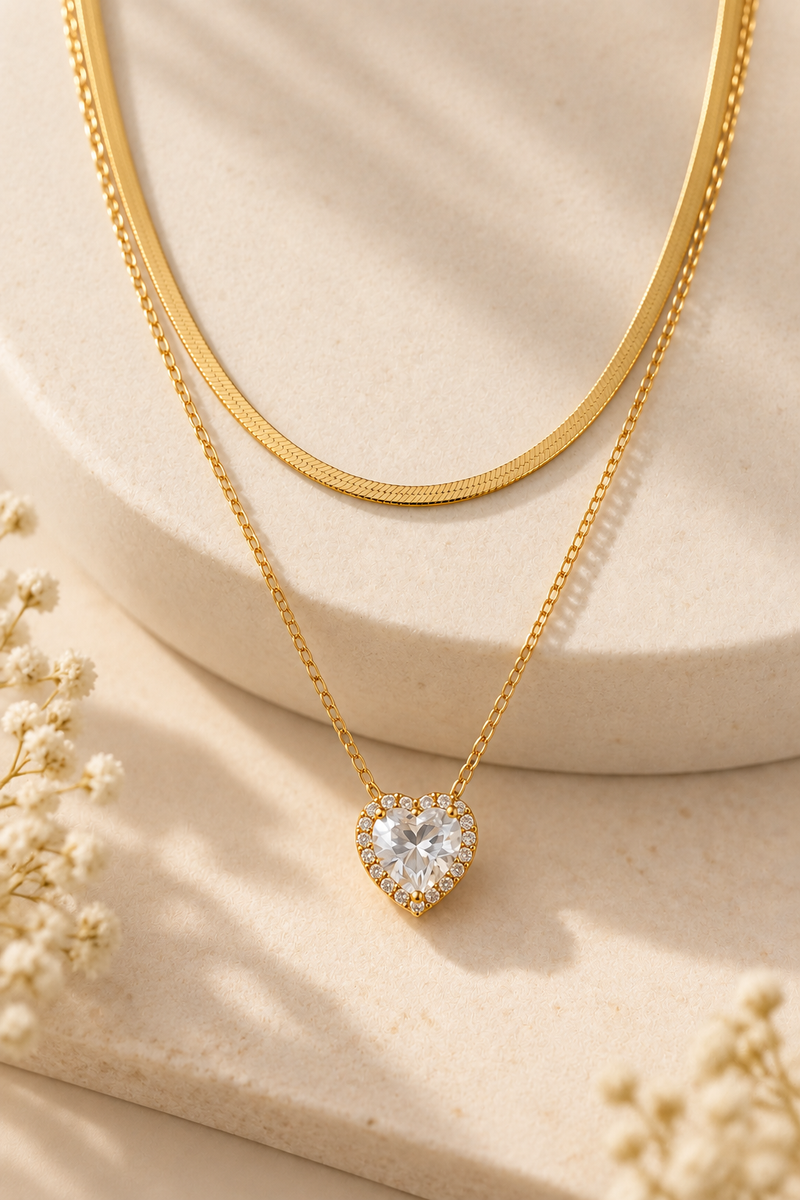 Heart Layered Pendant